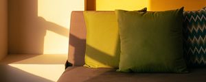 Preview wallpaper sofa, pillows, light, interior