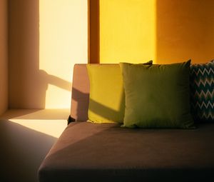 Preview wallpaper sofa, pillows, light, interior