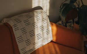 Preview wallpaper sofa, pillows, plant, interior, aesthetics