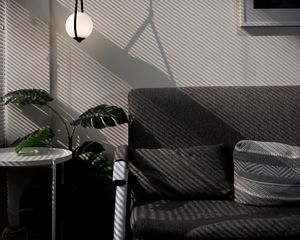 Preview wallpaper sofa, room, table, monstera, interior