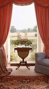 Preview wallpaper sofa, table, curtains, furniture, interior, design, comfort