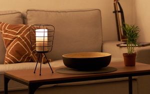Preview wallpaper sofa, table, lamp, interior, aesthetics