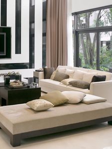 Preview wallpaper sofas, desks, furniture, television, living, style, modern