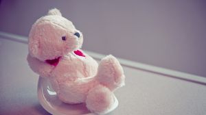Preview wallpaper soft toy, plate, teddy bear