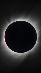 Preview wallpaper solar eclipse, eclipse, sun, shadow, bw