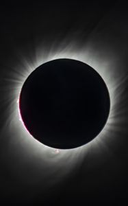 Preview wallpaper solar eclipse, eclipse, sun, shadow, bw