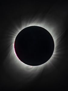 Preview wallpaper solar eclipse, eclipse, sun, shadow, bw