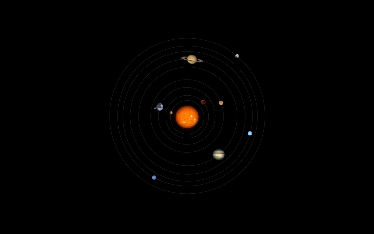 astronomy solar system background