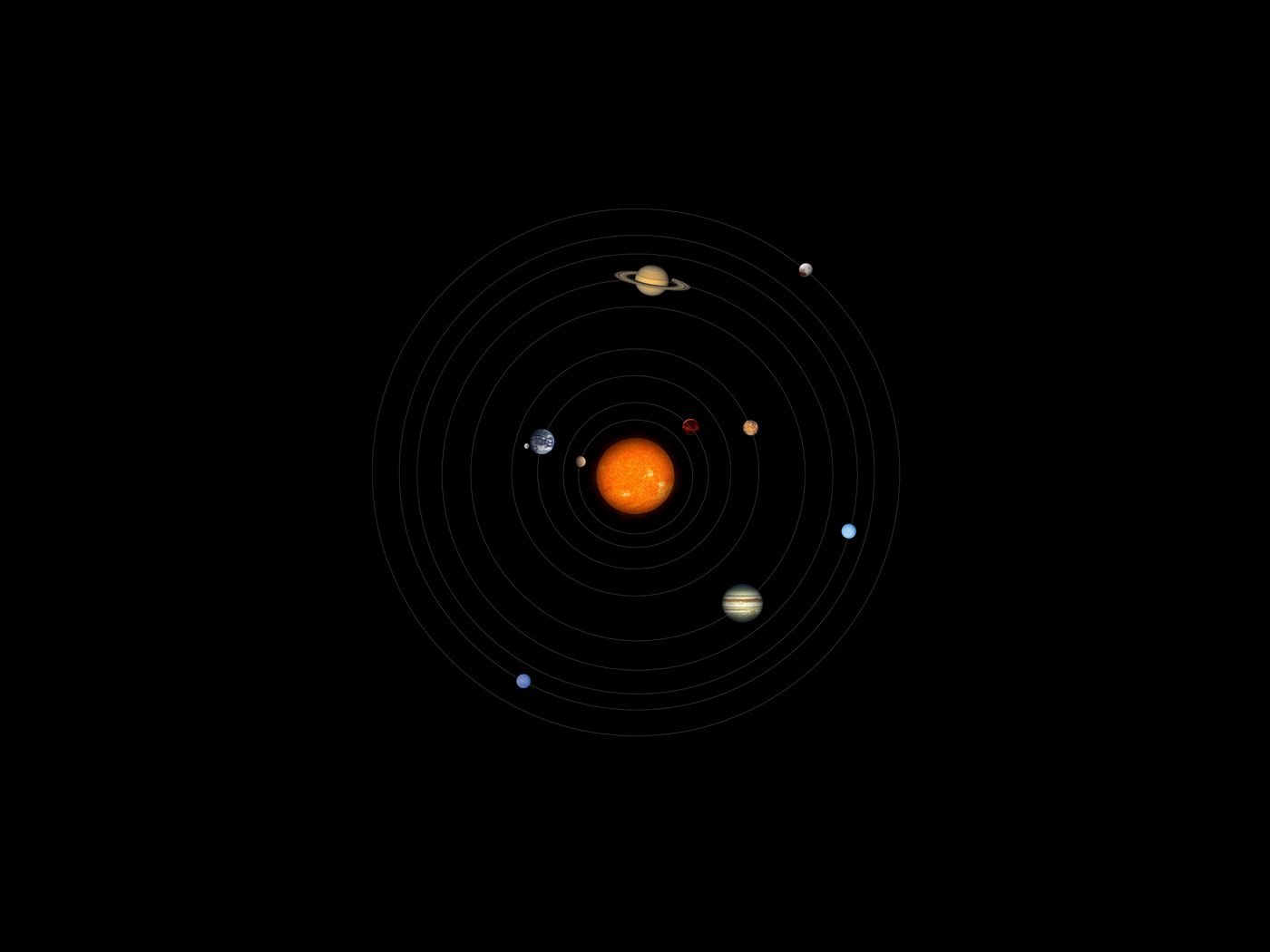astronomy solar system background