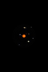 Preview wallpaper solar system, planets, space, astronomy, circles