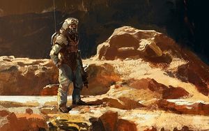 Preview wallpaper soldier, warrior, armor, equipment, art