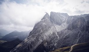 Preview wallpaper south tyrol, bolzano, mountains, clouds