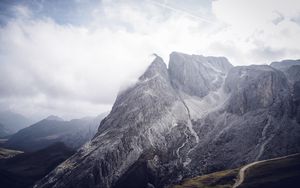 Preview wallpaper south tyrol, bolzano, mountains, clouds
