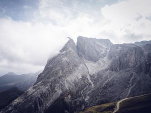 Preview wallpaper south tyrol, bolzano, mountains, clouds