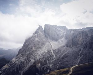 Preview wallpaper south tyrol, bolzano, mountains, clouds