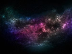 Preview wallpaper space, galaxy, universe, stars, shine, multicolored