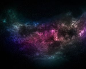 Preview wallpaper space, galaxy, universe, stars, shine, multicolored