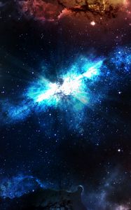 Preview wallpaper space, glow, universe