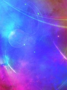 Preview wallpaper space, gradient, bright, shine, spots
