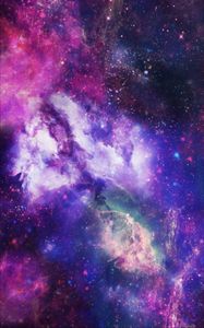 Preview wallpaper space, nebula, cluster, bright