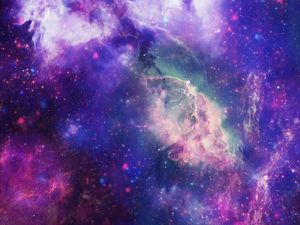 Preview wallpaper space, nebula, cluster, bright