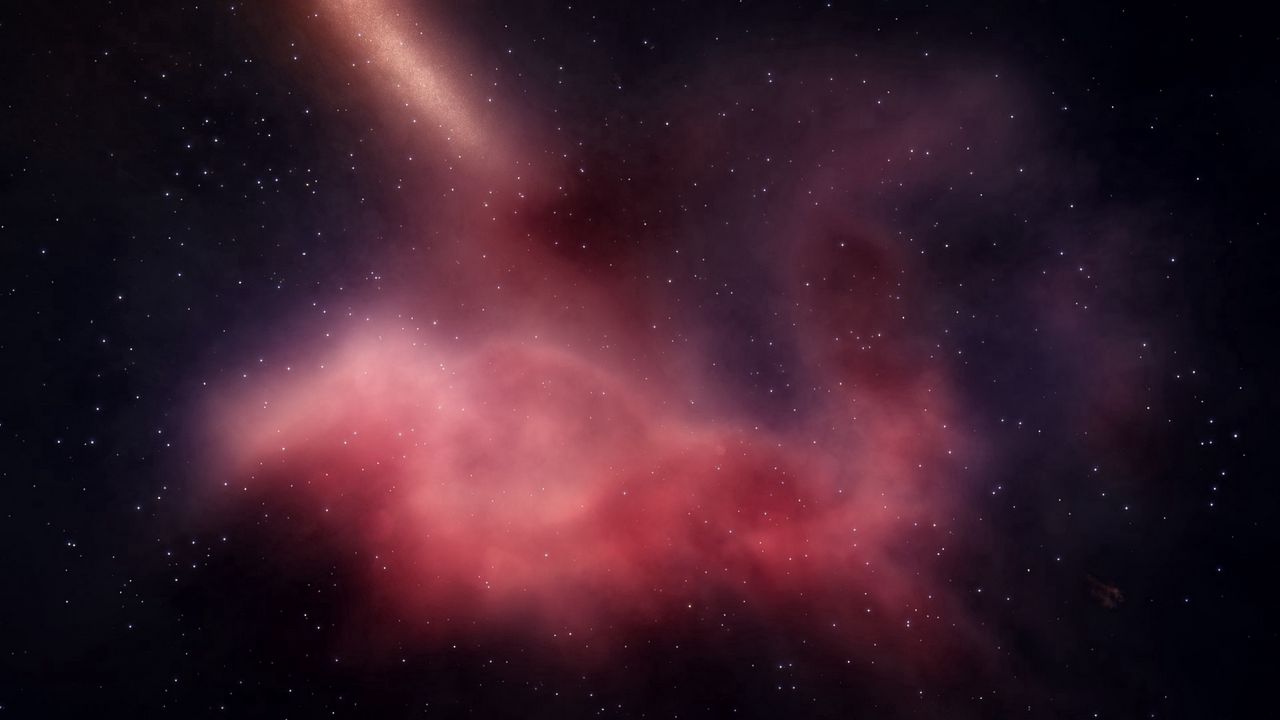 Wallpaper space, nebula, constellation