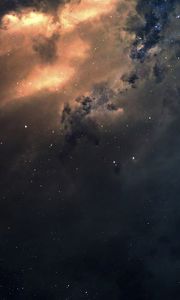 Preview wallpaper space, nebula, galaxy, stars, glow