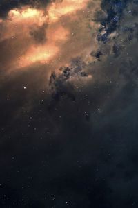 Preview wallpaper space, nebula, galaxy, stars, glow