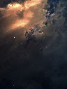 Preview wallpaper space, nebula, galaxy, stars, glow