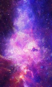 Preview wallpaper space, nebula, galaxy, stars, bright, saturated