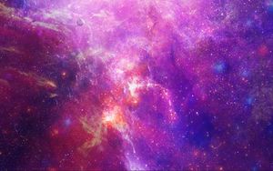 Preview wallpaper space, nebula, galaxy, stars, bright, saturated