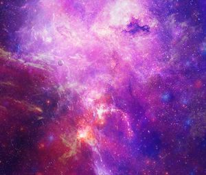 Preview wallpaper space, nebula, galaxy, stars, bright, saturated