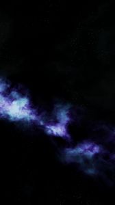 Preview wallpaper space, nebula, glow, stars, dark