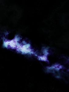 Preview wallpaper space, nebula, glow, stars, dark