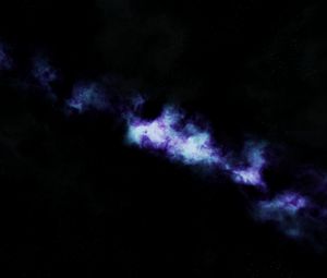 Preview wallpaper space, nebula, glow, stars, dark