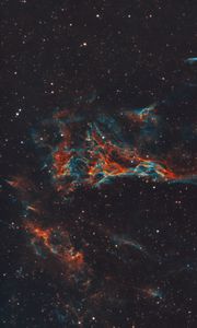 Preview wallpaper space, nebula, glow, stars