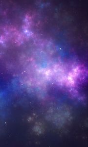 Preview wallpaper space, nebula, stars, clouds, light