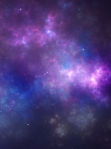 Preview wallpaper space, nebula, stars, clouds, light