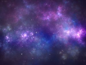 Preview wallpaper space, nebula, stars, clouds, light