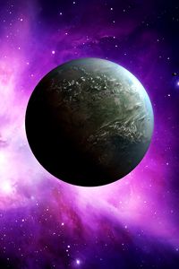 Preview wallpaper space, planet, stars, nebula, light
