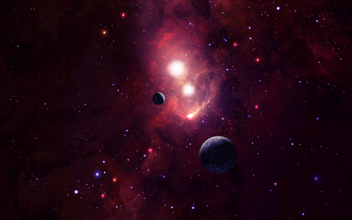 Download Wallpaper 1440x900 Space Planets Cosmic Space Galaxy Universe Stars Widescreen 16 3094