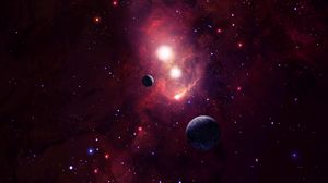 Preview wallpaper space, planets, cosmic space, galaxy, universe, stars