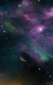 Preview wallpaper space, planets, nebula, stars, galaxy