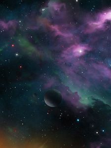 Preview wallpaper space, planets, nebula, stars, galaxy