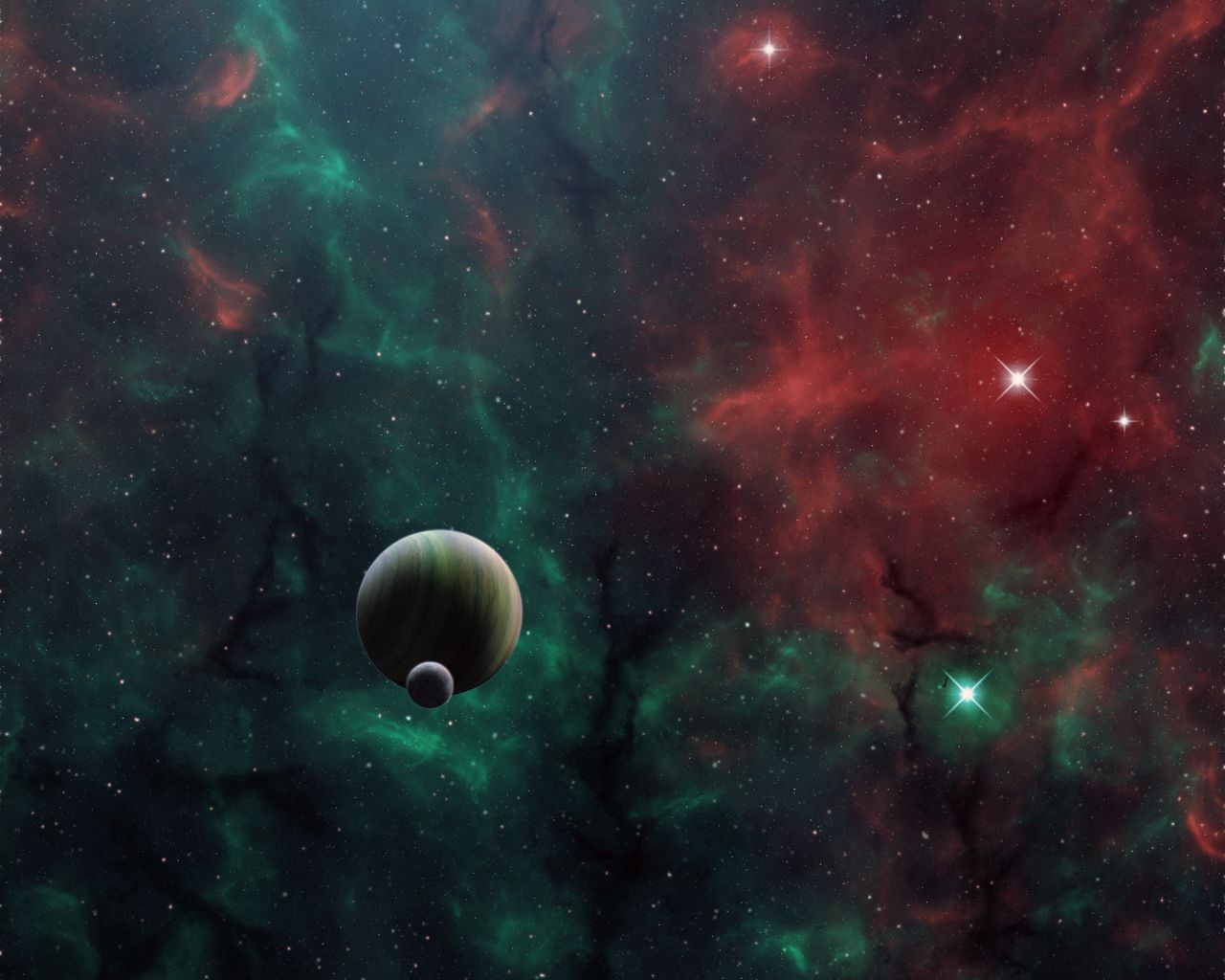 Download Wallpaper 1280x1024 Space Planets Universe Galaxy Outer Space Art Standard 54 Hd 5217