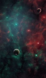 Preview wallpaper space, planets, universe, galaxy, outer space, art
