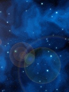 Preview wallpaper space, sky, stars, glare