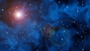 Preview wallpaper space, sky, stars, glare