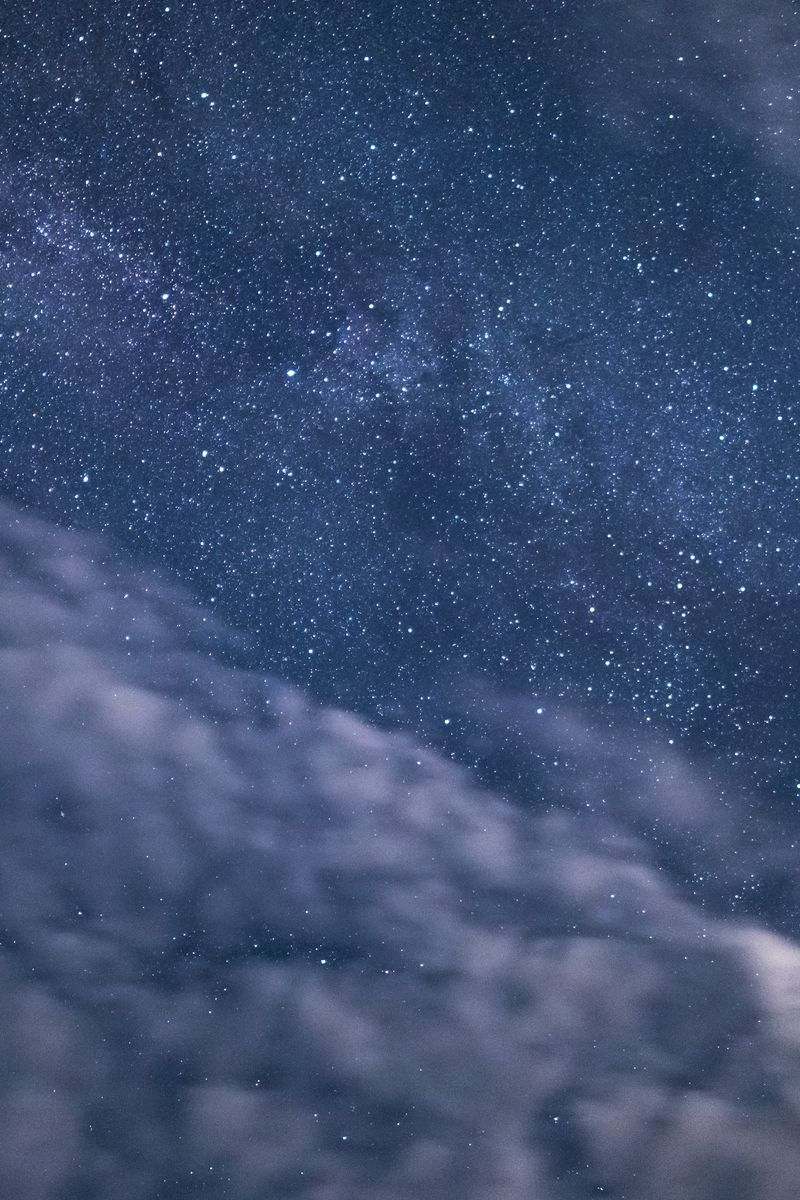 Download Wallpaper 800x1200 Space Starry Sky Clouds Stars Iphone 4s