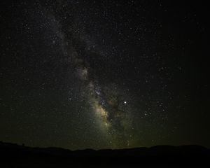 Preview wallpaper space, starry sky, night, dark